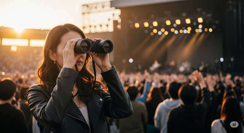 双眼鏡 単眼鏡 ライブやコンサートでの使い分け