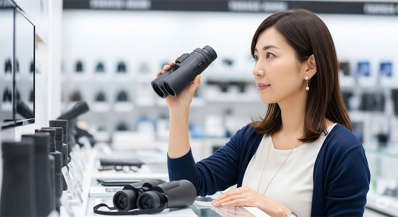 双眼鏡で酔う人向けの選び方と対策