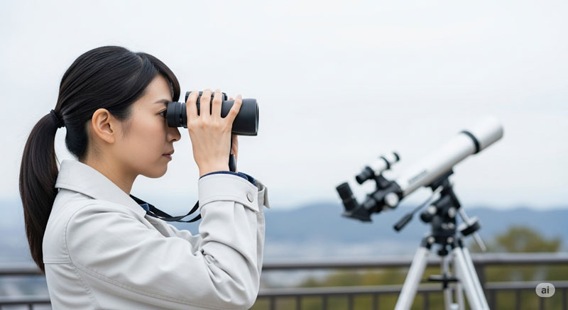 双眼鏡と望遠鏡の基本的な違いとは？