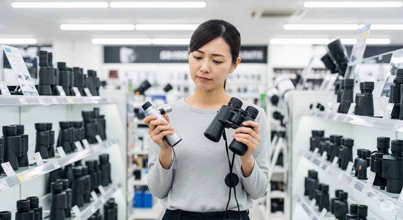 双眼鏡と単眼鏡どっちがいいの？