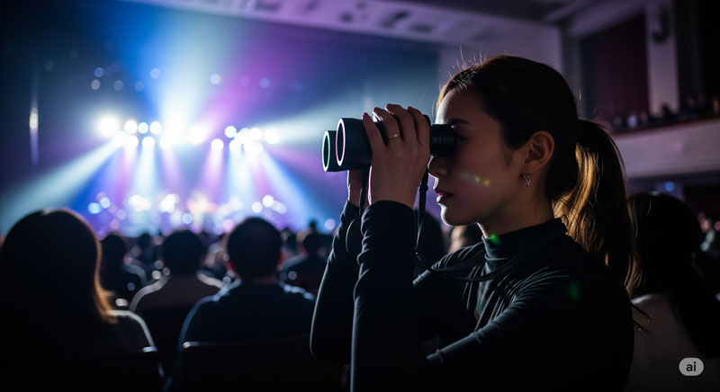 双眼鏡 暗いライブ会場で酔いやすくなる理由
