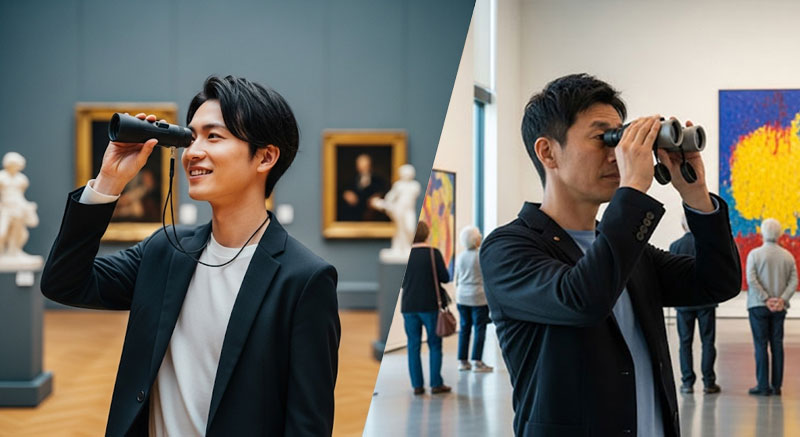 鑑賞の質向上!単眼鏡と双眼鏡どっちが良い?