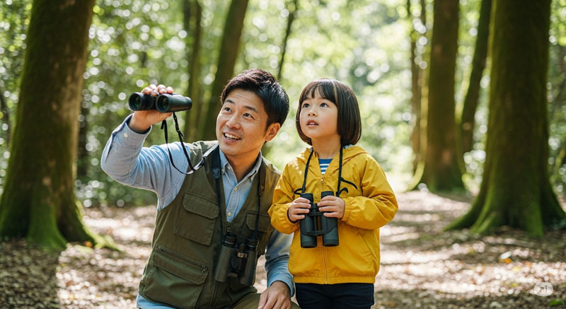 バードウォッチング 双眼鏡 おすすめ 子供と一緒に使える双眼鏡