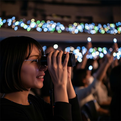 【双眼鏡】メガネの人必見！ライブやコンサートでの選び方