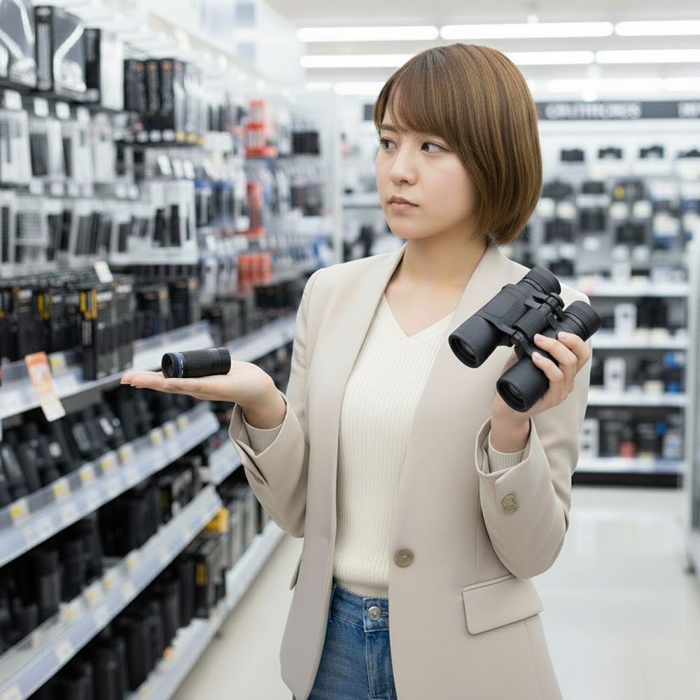双眼鏡と単眼鏡の違い【ライブ・美術館など】どっちを選ぶ？